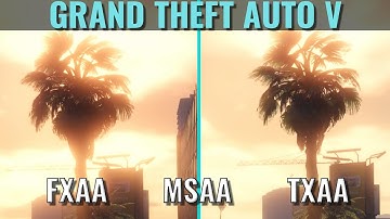 Grand Theft Auto V - Anti Aliasing Comparison - 1440p