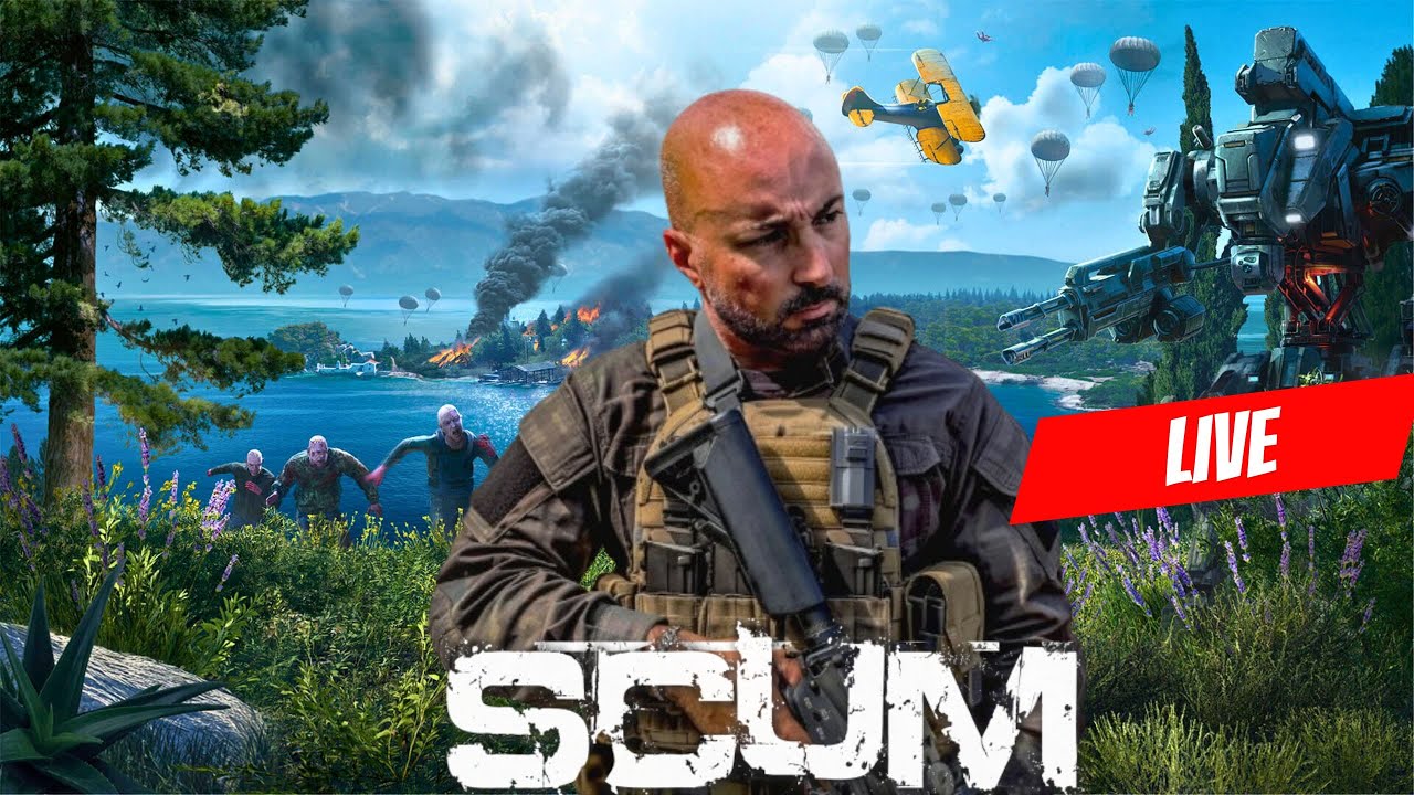 SCUM LIVE 4K GAMEPLAY - PVP SOLO