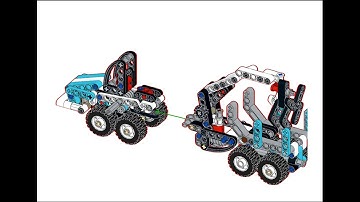 LEGO® 42133 Alternate Build - Technic Telehandler - Timber Trailer