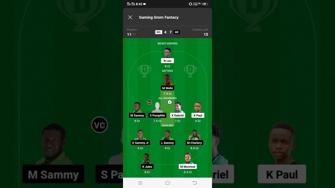 SCL VS ME Dream11 Prediction What's App no 9909401771 Subscribe Channel Like