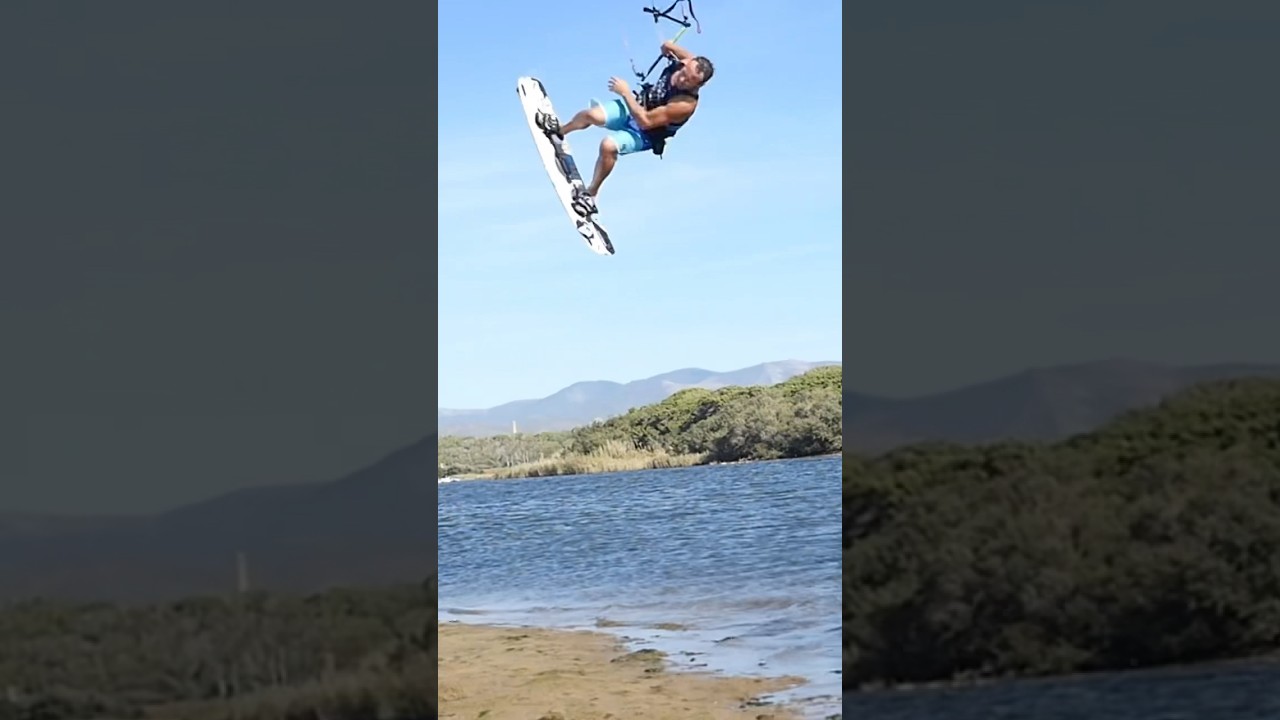Souvenirs of some handle passes moves in Sardinia lagoons back in 2015 #kite #tricks