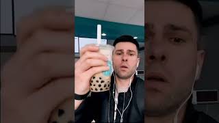 bubble tea 🤣#funnyvideo #goat #shorts