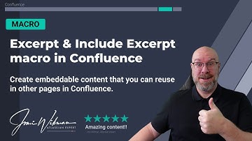 Excerpt and Include Excerpt macros in Confluence