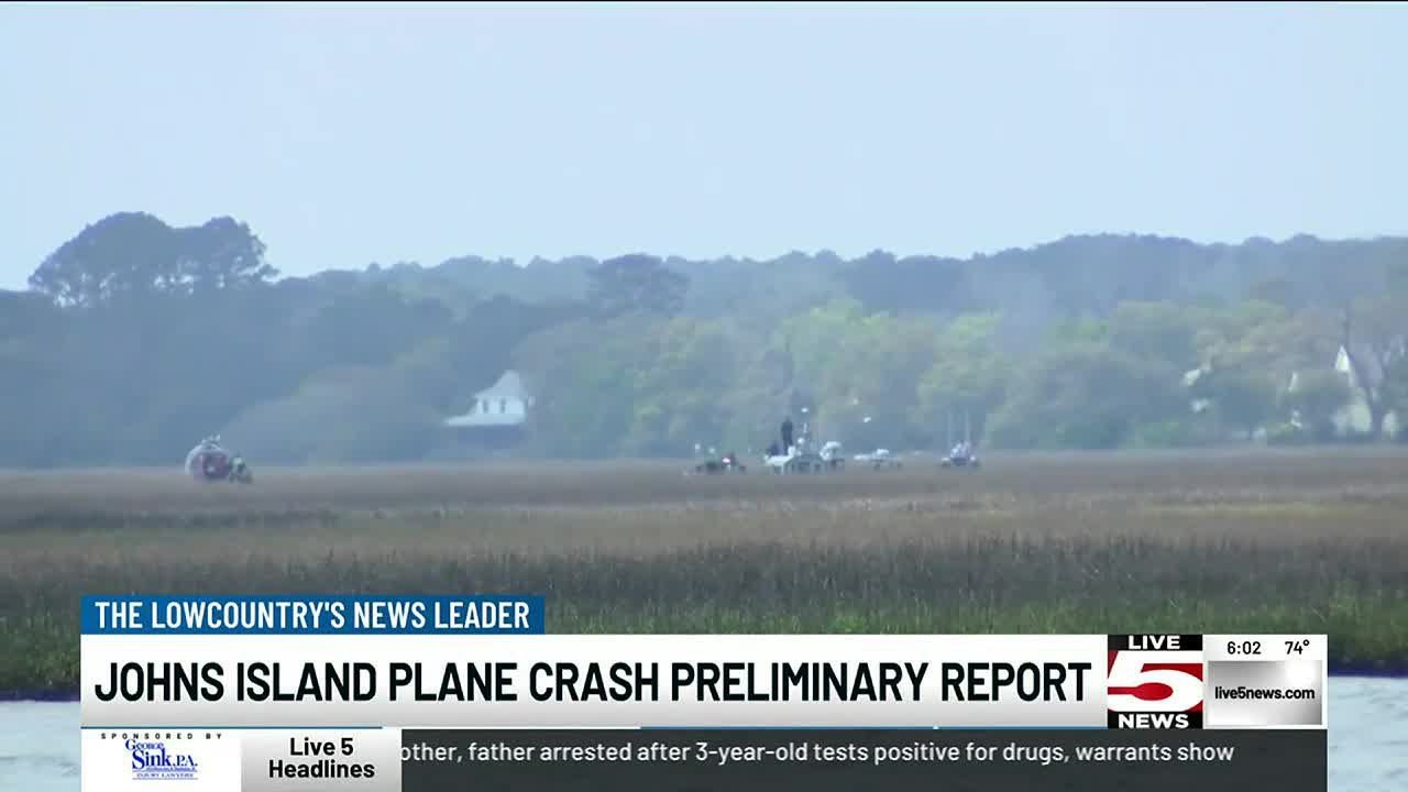 VIDEO NTSB releases preliminary report on Johns Island plane crash