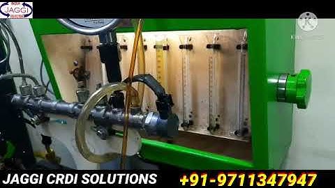 Innova Injector Testing Video on CRDI System And Test Bench
