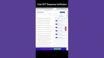 Verifying Chat GPT Responses #shorts