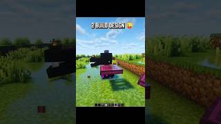 Minecraft 2 Awesome Build Design #minecraft #shorts