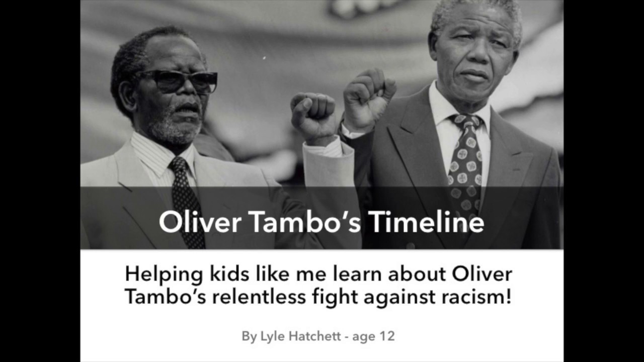 oliver tambo biography timeline