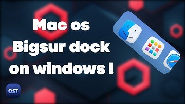 Mac os Big sur  dock on windows | rocketdock app