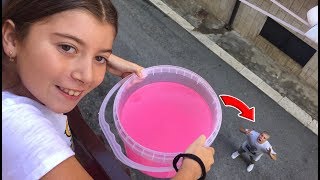 LANCIO LO SLIME DAL BALCONE SU JUSTR3MO!!! LANCIO LO SLIME DAL BALCONE SU JUSTR3MO!!!