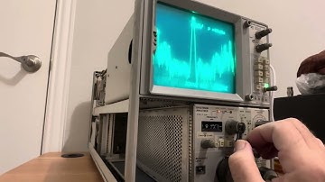 7L12 Tektronix spectrum analyzer demo in 7603 scope mainframe