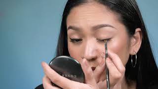 How to Create a Winged Eyeliner Using Inglot AMC Gel Liner | Aubrey Amian