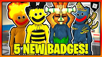 How to get the PLUMBER, TIKI, BUZZY, TIX, AND FIRE HUGGYS + BADGES in POPPY PLAYTIME MORPHS | Roblox