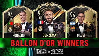 Every BALLON D'OR WINNER! 1956-2022