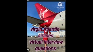 Virgin Atlantic virtual interview round question 🟥 Virgin Atlantic airline video interview question