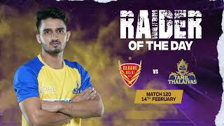 Narender (Tamil Thalaivas) | Raider of the Day: February 14 | PKL Season 10 screenshot 5