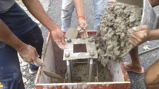 How To Make A Stick Light Pole Foundation for Civil engineering students.