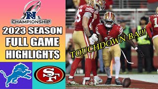 Lions vs 49ers FULL GAME (01/28/2024) | NFC Championship | NFL Conference Championship