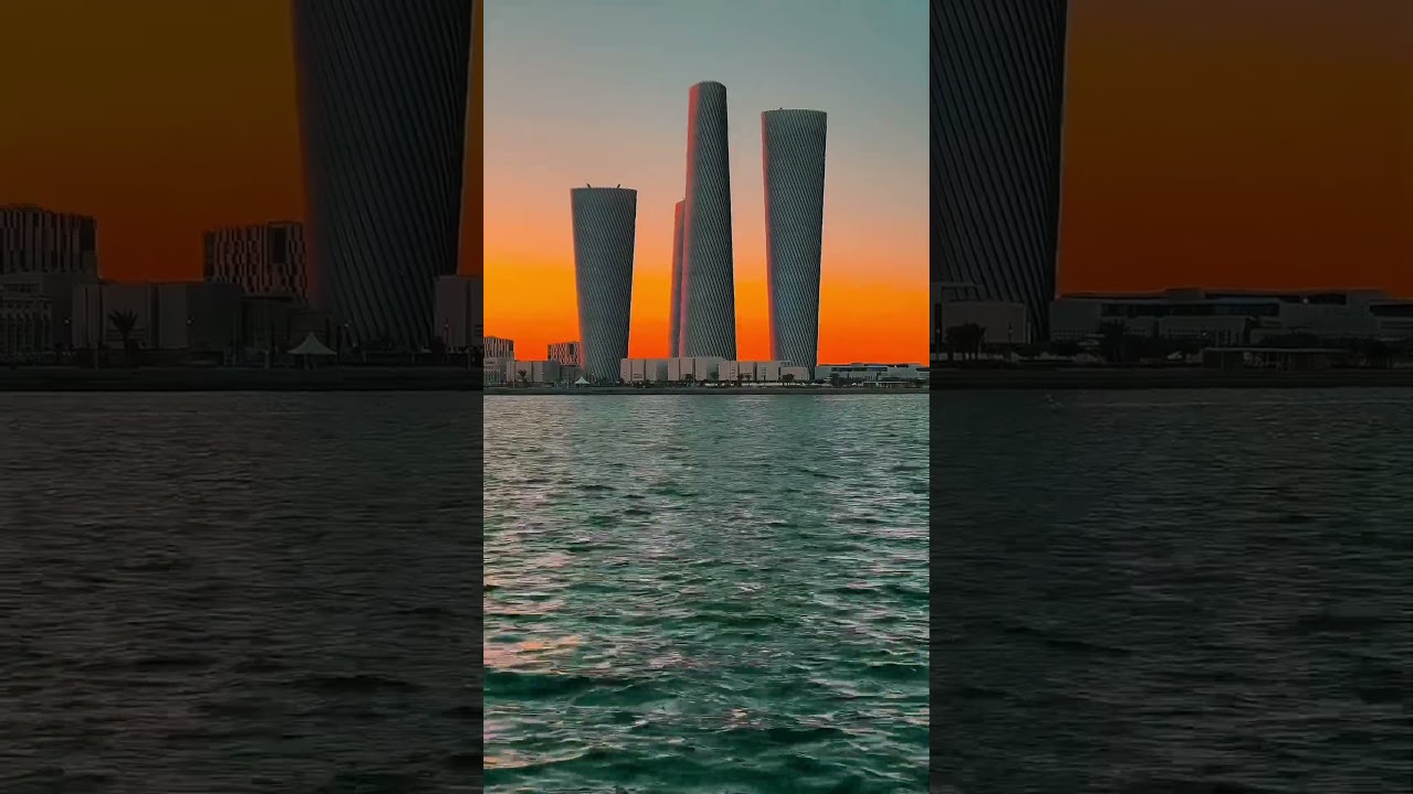 Sunset in Qatar||Qatar||Sea View||Qatar Buildings||Shorts||Aqib Jhujh||