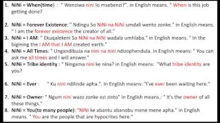 So NiNi na NiNi Name cannot be translated into a single English word