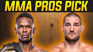 MMA Pros Pick ✅ Israel Adesanya vs. Sean Strickland ?UFC 293