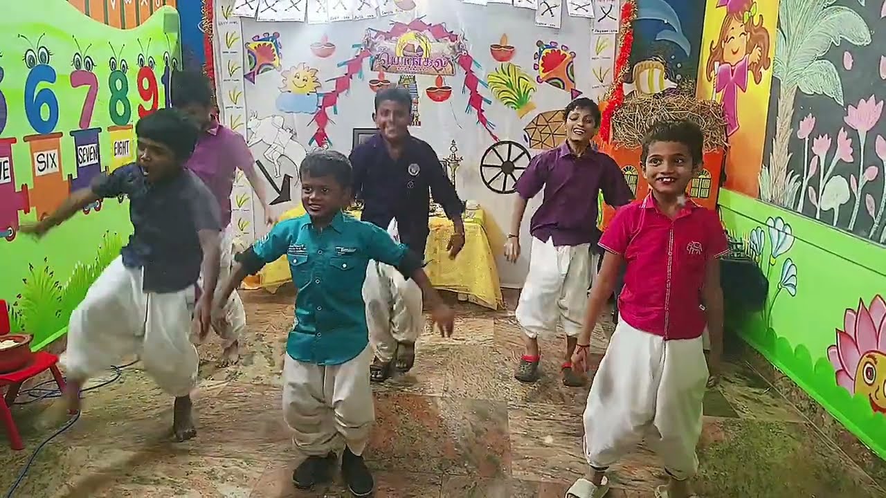 Kastej school|pongal celebration|Remix dance