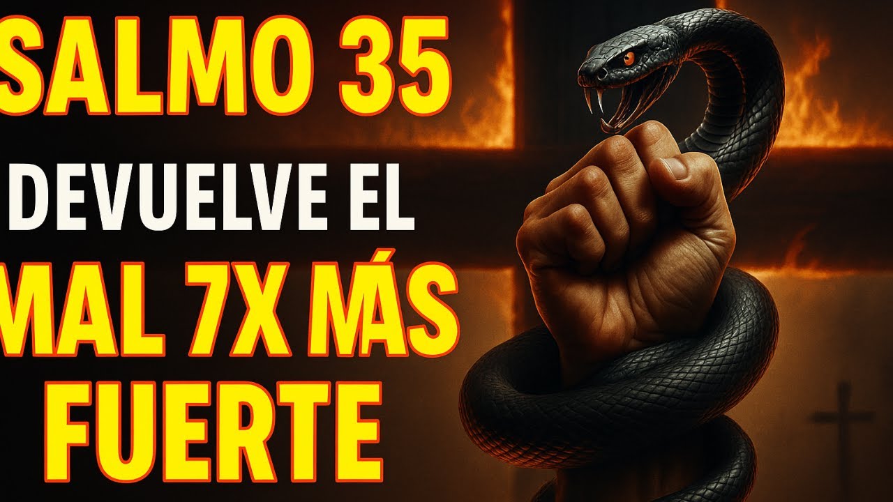 🔥SALMO 35: Devuelve TODA Brujería, Vudú y Magia Negra 7x MÁS FUERTE