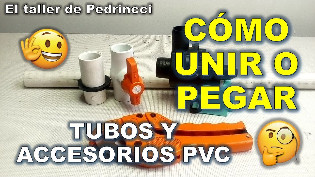 Regaño Carnicero Janice CÓMO UNIR O PEGAR TUBOS Y ACCESORIOS PVC - YouTube