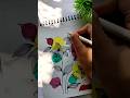Colorful Floral Doodle Art 🌸✨ | Easy Aesthetic Flower Drawing Tutorial