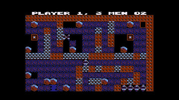 Atari Boulder Dash (Trap Boulder 3). Cave 02