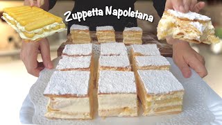 ZUPPETTA NAPOLETANA quick with Savoiardi puff pastry and Cream