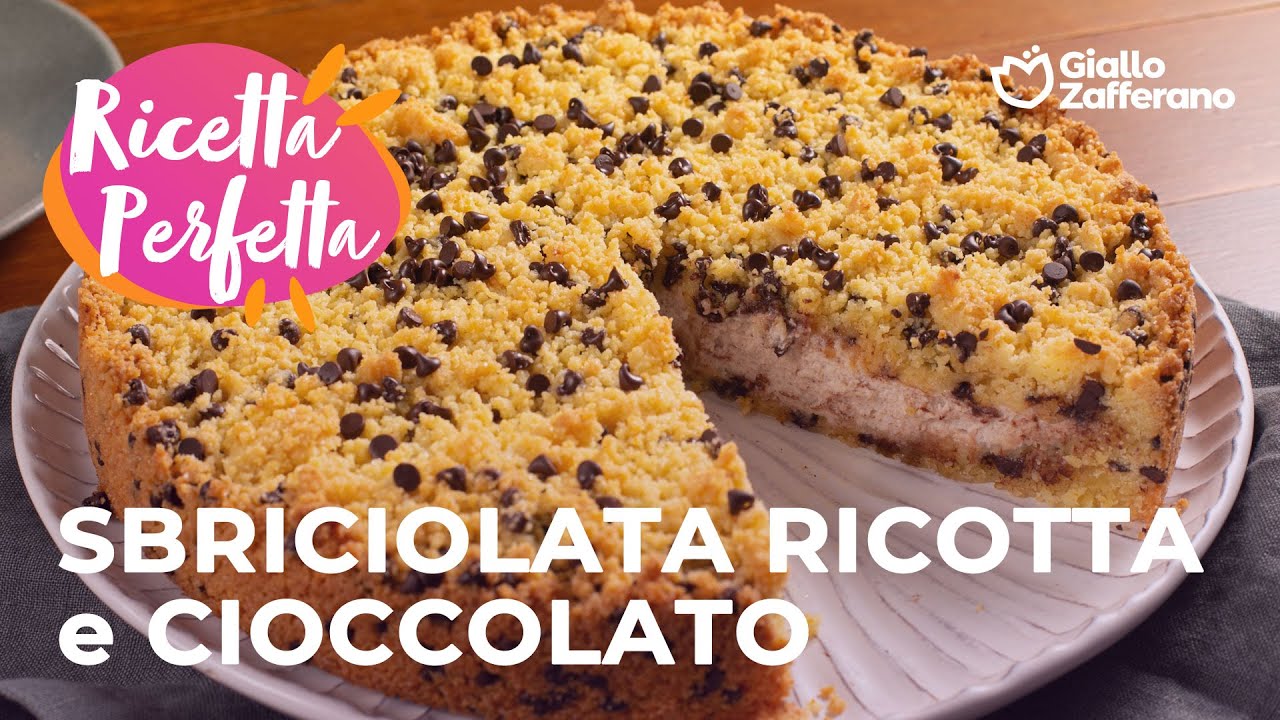 Ricotta and Chocolate Crumble Cake