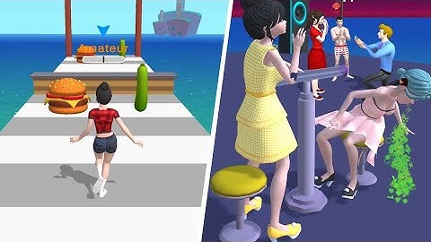 girl runner 3d gameplay all levels android.ios new update 🪀🚶‍♂️❓