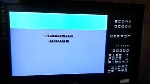 Batalha naval - MSX Cartucho