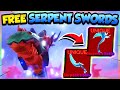 SERPENT LIVE EVENT = 💸FREE SWORDS in Blade Ball Update!! (Roblox)