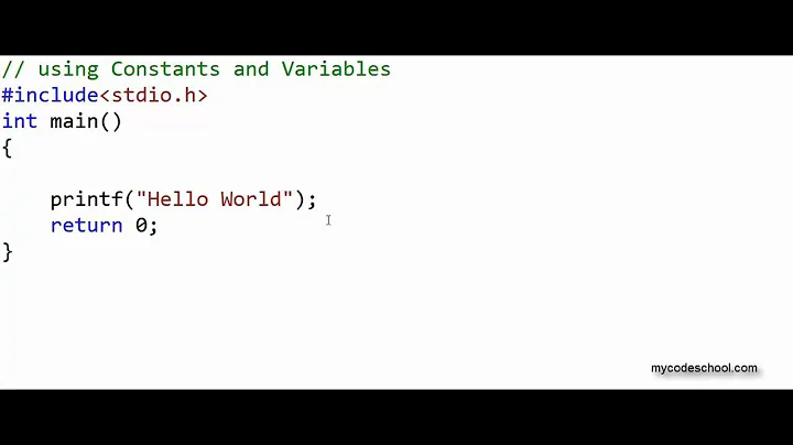 Constant Types in c++. Example of constant INT variables c++.