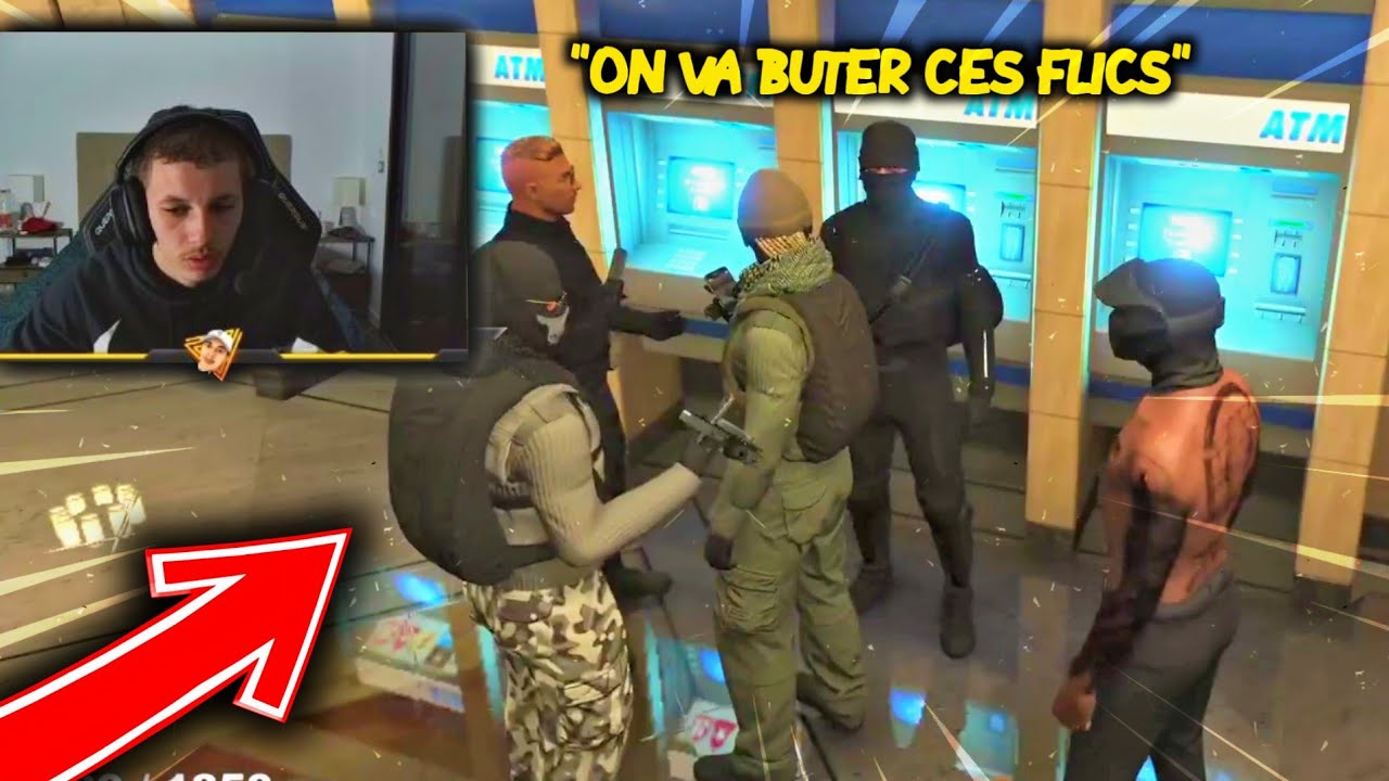 Walid Rp LE BRAQUAGE DU SIÈCLE PAR LE MS13, WALID SÈME LES FLICS !! (best of gta ...