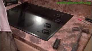 Replacing Old Cooktop with Whirlpool Ceramic - Fun Cheap Replacement