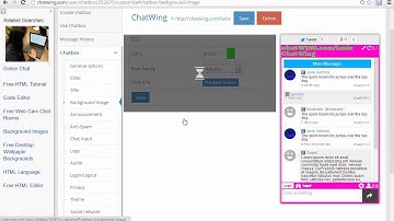 on demand web tv Chat room software tool Chatwing