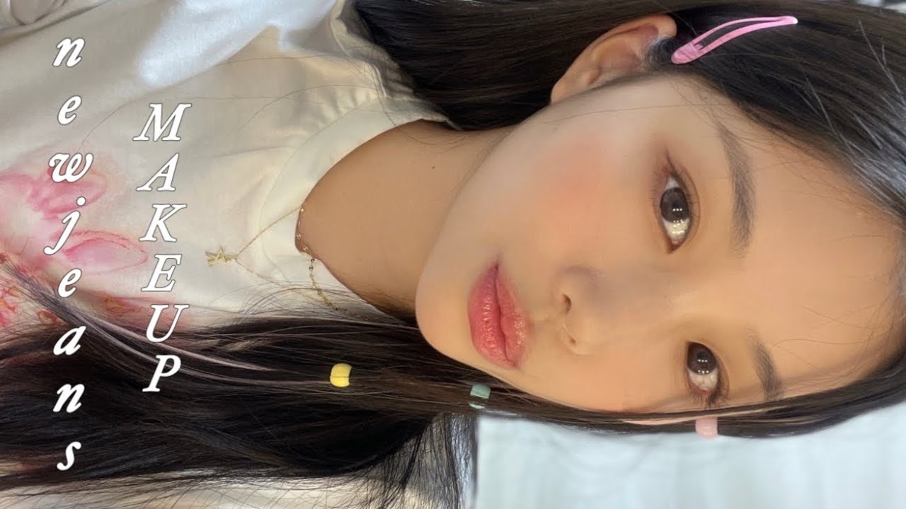 [ENG] 뉴진스st 자연스러운 메이크업ㅣ 동안 메이크업ㅣ모든 꿀팁 대방출 💗ㅣ세미아치 눈썹 다듬기 🤍