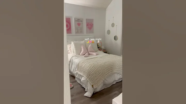 self care night routine🎀🫧 #nightroutine #selfcare #asmr