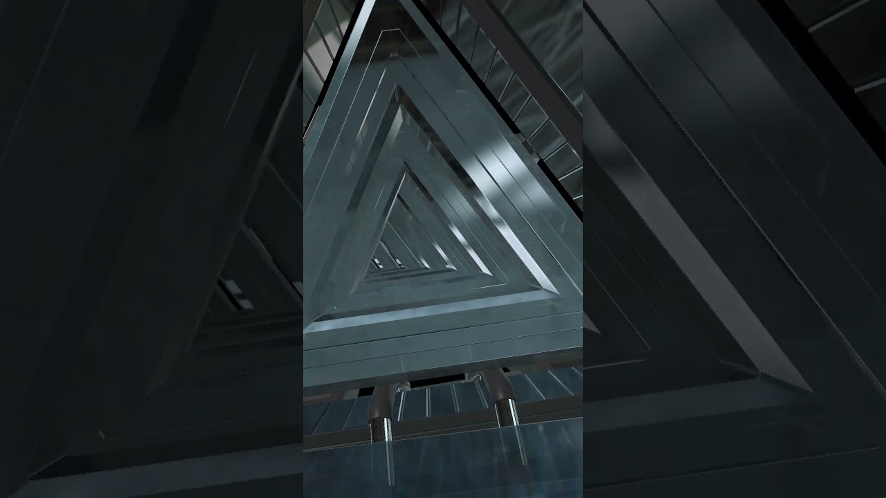 4K Sci-Fi 3D Tunnel VJ Motion graphics Background free relaxing background Video, screensaver