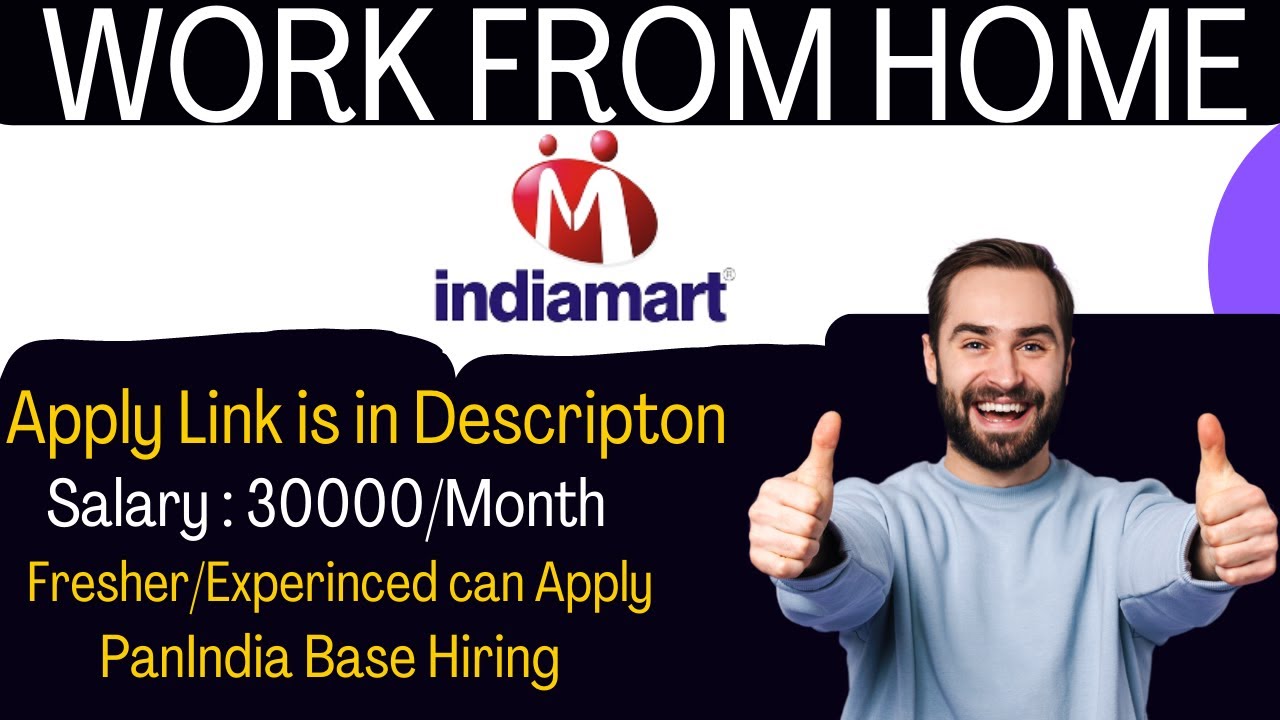 IndiaMart Latest Jobs | Interview 100% | Work From Home Job | Freshers Eligible | Jobs For Graduates