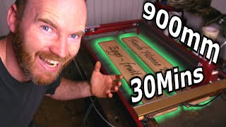 laser can do this in 30mins! *Technique makes 600%+ proffit* xTool D1 40w + extensions review