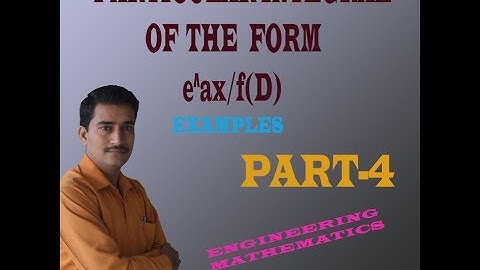 PARTICULAR INTEGRAL TYPE -1 (PART-4) || 15MAT21 (PART-8) || 15MATDIP41 (PART-22)