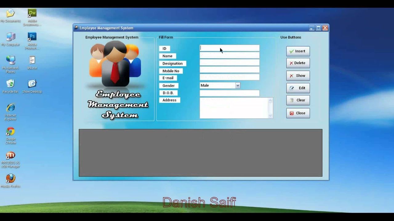 Employee management system in vb.net 2008 - YouTube