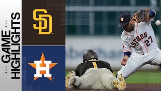 Padres vs. Astros Game Highlights (9\/9\/23) | MLB Highlights