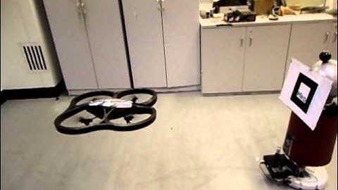 Target tracking with the AR Drone Quadrocopter