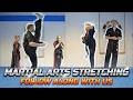   شرح عن التمدد بالركلات 2  Explanation of stretching kicks 2