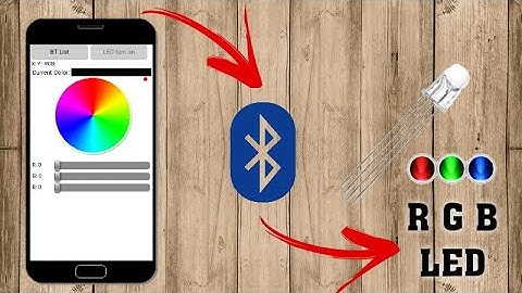How to make a bluetooth control RGB led project.